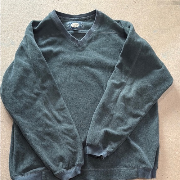 Tommy Bahama Grayish green V-Neck Sweater Soft Cotton Blend - Picture 1 of 4